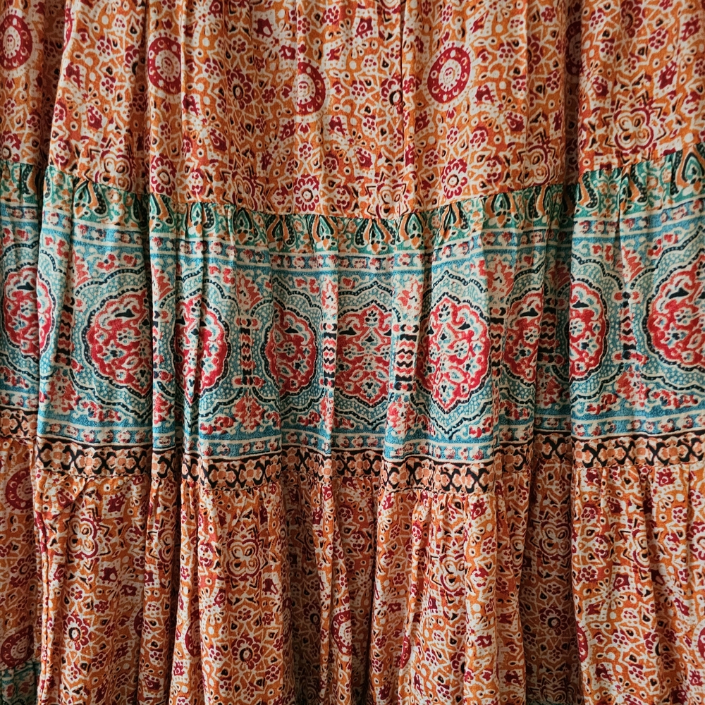 Ralph Lauren Vibrant Patterned Maxi Skirt - Picture 4 of 9